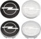 4 Stück Nabendeckel Zubehör für Opel Crossland 2017-2023 60mm, Felgendeckel Radnabendeckel Radnabenabdeckung Felgen Center Nabendeckel Wasserdicht Radnabendeckel,B-Lack