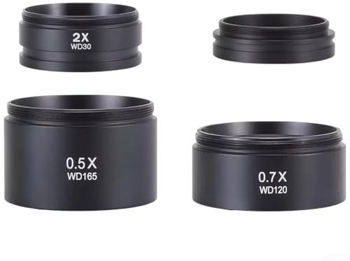 Professionelles Trinokular-Stereo-Zoom-Mikroskop-Glasobjektiv in mehreren Vergrößerungen (1,0-fach)