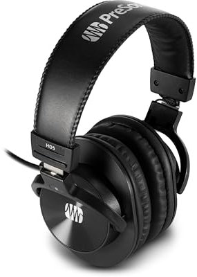 PreSonus HD5 - Cuffie professionali per monitoraggio, colore: Nero