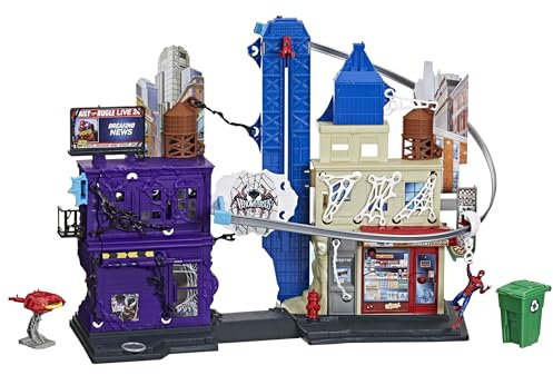 Marvel Spider-Man VenomVersus Web Slinging City Playset, Purple