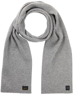 camel active Herren Strickschal aus reiner Lammwolle