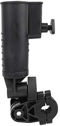 EIMSOAH Adjustable GolfAccessory Trolley Umbrella Holder, Heavy Duty Push Cart Umbrella Stand Attachment Holder for GolfCart Stroller Wheelchair Bike
