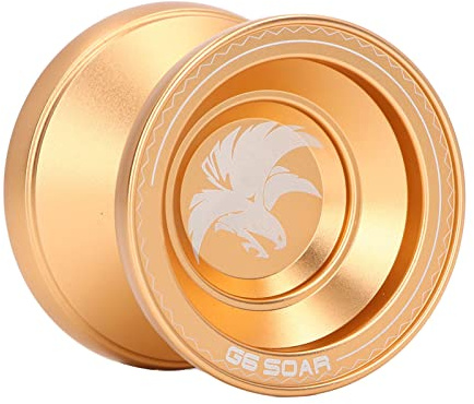 Yinhing Yoyo, Metal Yoyo Professional Nicht Reagierend Golden Aluminiumlegierung Ball mit 3pcs Ersatzschnur