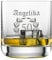 laser-diele Whiskyglas mit Name - Geschenkidee zum Geburtstag – Personalisiertes Whiskyglas mit Gravur – Geschenk für Männer und Frauen – Lorbeerkranz