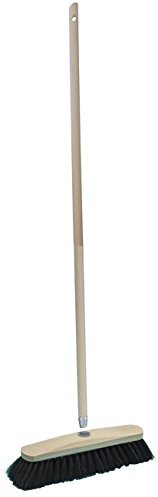 Brushmann Brushes and Brooms - Deck Scrub - Soft Broom - Yard Brush - Bassine Broom (Horse Hair Mix Soft Broom)