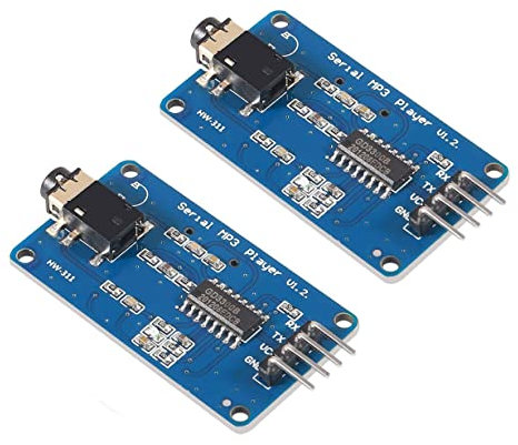 2pcs YX5300 UART Control Serial MP3 Music Player Module