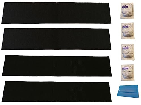 Set of 2 Velcro Number Plate Holders, Frameless License Plate Holder, Self-Adhesive, Invisible without Frame, Car Number Plate Holder, Weatherproof and UV Resistant Number Plate Holder for Cars