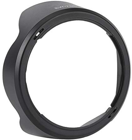 VBESTLIFE Gegenlichtblende, EW-73C Kunststoffkamera Gegenlichtblende für EF-S 10-18 Mm 1: 4,5-5,6 Objektiv