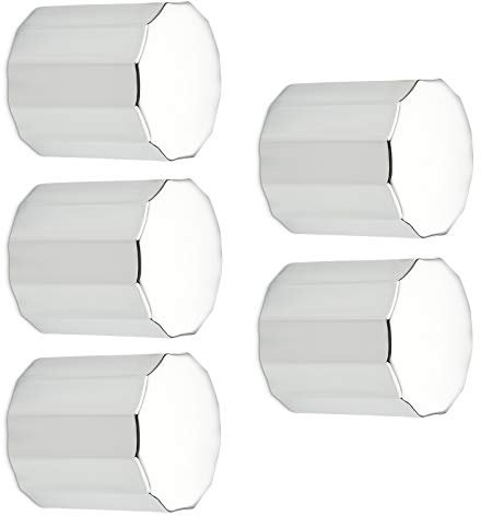 SOTECH 10er Set Möbelknöpfe SW89 Ø 20 mm Chrom poliert Möbelknaufe mit 20 mm Höhe von JUNKER Design