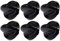 Ufixt Fits Belling 300 Series Compatible Black Oven Cooker Hob Control Knob Pack of 6