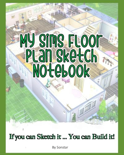 My Sims Floor Plan Sketch Notebook