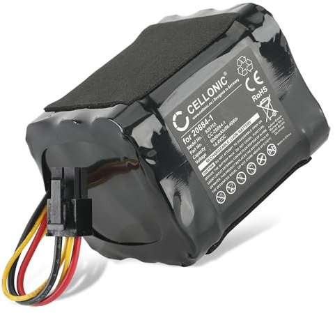 CELLONIC, Akku für Staubsauger kompatibel mit Vorwerk Kobold VR200, 20884-1, 4NCR18650P2-C001A (14.4v, 6000mAh)