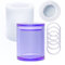 Sealed Storage Box Silicone Resin Mold with 1 lid and 5 Rings Vase Pen Holder Bottle Jar Cylinder Shaped Epoxy Casting Molds for Candy Jewelry Ornaments Trinket Container Cup, 3D DIY Making Crafts