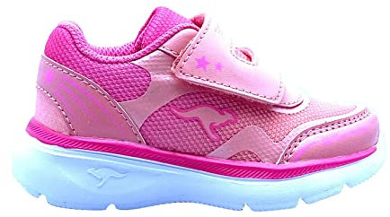 KangaROOS Jungen Mädchen K-Cope Ev Sneaker, neon pink/Rose, 21 EU