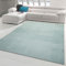 Teppich-Traum Designerteppich einfarbig, waschbar, blau, 240 x 340 cm