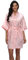 Jarseila Kimono in Raso da Donna Satin Kimono Vestaglia Bride Accappatoi e Vestaglia da Sposa Camicia da Notte Sexy Pigiama Rosa XL