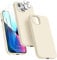 Dssairo [5 in 1 für iPhone 13 Mini Hülle, mit 2 Pack Displayschutzfolie + 2 Stück Kameraobjektivschutz, Flüssigsilikon Ultra Slim Stoßfest Schutzhülle 5,4 Zoll(Stein)
