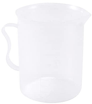 jklashfi Verre doseur gradué en plastique blanc transparent 250 ml