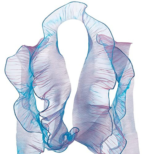 GORGECRAFT 10mx12.5cm Organza Rüschen Plissee Spitzenstoff Trim Retro Rüschen Plissee Chiffon Borten Polyester Bordüre Spitzenstoff Für DIY Hochzeitskleid Handwerk Home Decor Distel