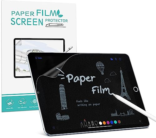PYS Like Paper Schutzfolie iPad Pro 10,5 Zoll iPad Air 3. Generation Matte Papierfolie zum Zeichnen, Schreiben, Notizen, fühlt sich an wie auf Papier 2 Stück