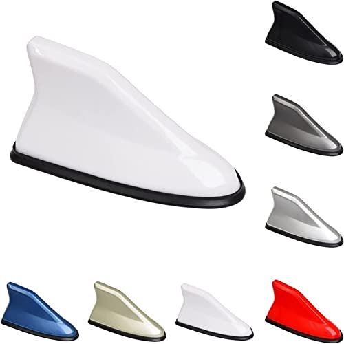 LVTFCO Antenne Voiture Antenne Requin pour Nissan X-Trail Juke Qashqai Micra Pulsar 2014-2018, Puissante Am FM Radio Décorer en Forme D'aileron de Requin Accessoire Voiture,F