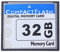 Droagoct Carte mémoire professionnelle compacte flash de 32 Go (blanc et bleu)