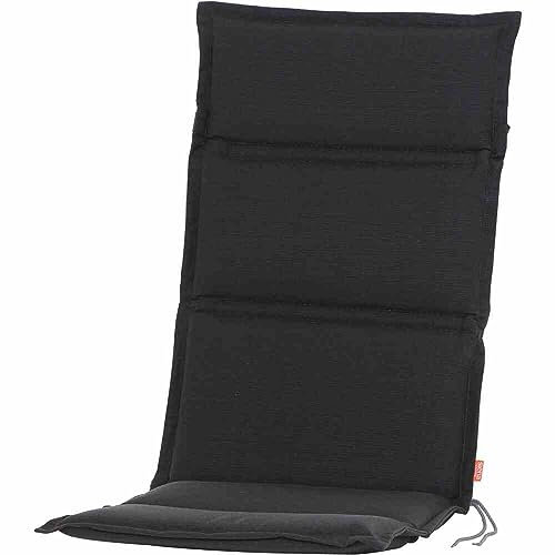 Generisch Siena Garden Centauri Sesselauflage 120 cm Dessin Uni anthrazit, 100% Polyester