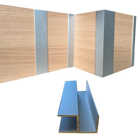 Verbinder für Küchensockel Sockelverbinder Sockelblenden für 19mm Sockelleisten (90°-Winkel Innen/Aussenecke, 10cm Höhe)
