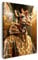 Artmazing | Giraffe Bild bunt | Bild Giraffe | S-Art Bilder | Giraffenbilder Modern | Coole Wandbilder Wohnzimmer | Wandbild Giraffe Deko XXL | Bild Leinwand XXL | Giraffe Bilder Wand