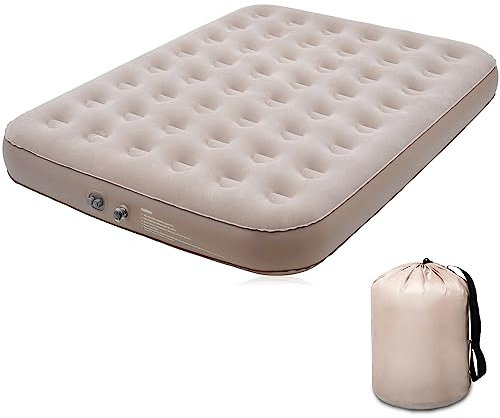 Dametay Luftbett 2 Personen, Aufblasen mit 1 klick-Nicht Stecker nötig, Selbstaufblasend Luftmatratze mit Pumpe Doppel Matratze aufblasbar Bett Air Mattress Inflatable with Electric Pump, 198x152x25