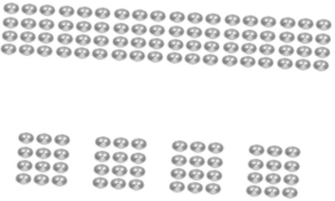 STOBOK 120stücke Aluminiumlegierung Halbkugel Badebomben Formen Kreative Badekristalle Moulds Für Selbstgemachte Badebomben