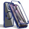 Aithne Hülle für iPhone 11 Pro Max, Kompatibel mit MagSafe Ganzkörper Schutzhülle mit eingebauter Displayschutzfolie, Kameraschutz Case Stoßfeste Fullbody Handyhülle -Blau