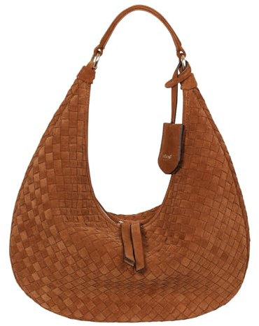 Abro Leather Suede Weaving Hobo Bag Nana S Cuoio