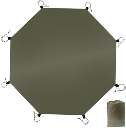 Camping Matte Outdoor Camping Matte |. Wasserdichte Campingmatte | Bodendecke für achteckige Picknickmatte für Picknick, Camping, Spielplatz, Park