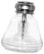 Fenteer Glass Pump Dispenser Bottle Empty Refillable Bottle 180ml Capacity Hand Pumping Press Press Type Bottle for Desktop Cleaning