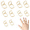 Grasslandy 10 Stück Fingerschiene, Fingerschiene Kunststoff, Fingerglätter Klammer, Schiene Finger für Arthritis, Mallet-Finger Splint für Fingergelenkschutz(6,7,8,9,10)