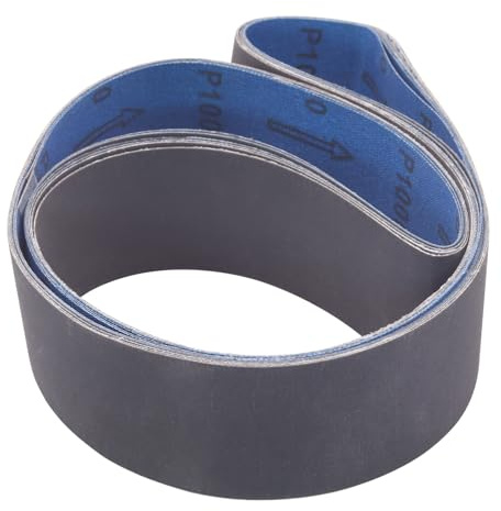 Donanim 6 Pack 2 x 48 Inch Sanding Belts 600 800 1000 Grit Silicon Carbide | Belt sander knife sharpening belts for stone, glass and metal grinding