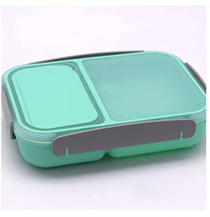 GBNYTT Lonchera para adultos, lonchera con compartimentos, color verde