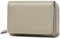 RRANCharltu Porte Monnaie Femme, Portefeuille Femme Cuir Blocage RFID Petit Portefeuilles et Porte-Cartes avec Fermeture éclair Poche à Monnaie, Gris