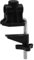 Morsetto da tavolo, supporto per morsetto da tavolo con foro da 0,47 pollici, clip per lampada da scrivania in plastica e metallo, staffa C portatile staccabile con base regolabile