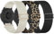 TUCOMO Lot de 3 bracelets élastiques en nylon compatibles avec Garmin Venu Sq/Venu Sq 2/Venu 2 Plus/Venu, de 20 mm pour Garmin Vivoactive 5/Vivoactive 3/Vivomove HR, homme et femme