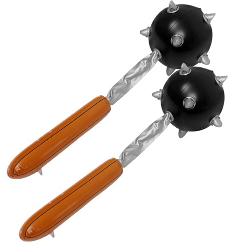 UPKOCH 2 Pezzi Giocattoli Gonfiabili Martello per Feste Accessorio Costume Halloween e Cosplay Facili da Gonfiare e Riutilizzabili Divertimento Sicuro e Pratico