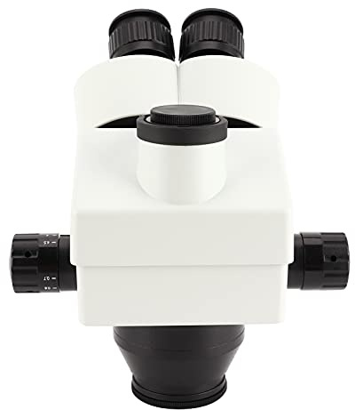 AKLOSIPY 7X-45X Trinokular-Mikroskop-Okular-Set mit 0,5X + 2,0X Objektiv für Klare Bildgebung und Vielseitige Beobachtungen (Mit 2,0-facher Objektivlinse)