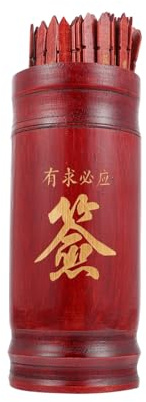 GOOHOCHY Jeu de Bâtonnets Divinatoires Chinois Seau pour Temple et Rituel de Contemplation