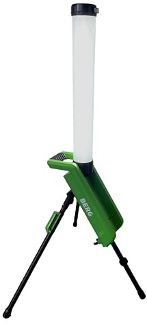 BERG BCL 360° TOWER LED-S Baustrahler 70W I 7000 Lumen Rundumlicht I IP54, schlagfest IK07 I Klappbar, mit 3m Kabel & IP54 Steckdose (1800W) I Indoor/Outdoor Arbeitsleuchte