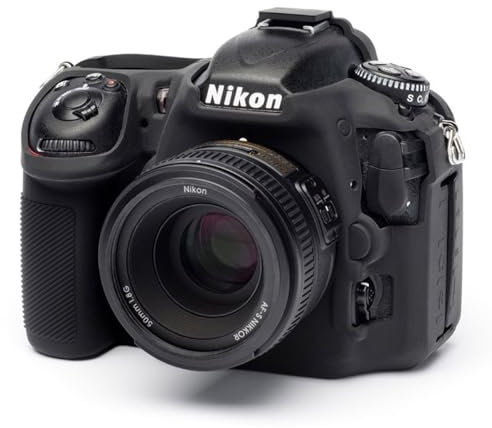 Walimex pro easyCover kompatibel mit Nikon D500 – angenehm griffige Silikon-Schutzhülle, Kamera-Abdeckung - passgenau, uneingeschränkte Bedienbarkeit
