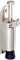 Brinox Retenedor Vertical para Puerta, Gris, 2.7 x 12 x 3.3 cm