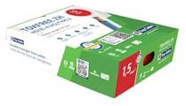 FAMATEL – Hilo Libre de halógenos de 4mm en Caja | 100m | Amarillo y Verde