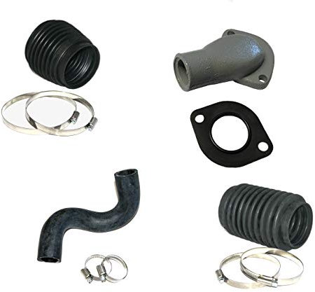 Saarwebstore Faltenbalg Set Volvo Penta Antrieb 250 270 275 280 + Wasseransaugstutzen Balgsatz