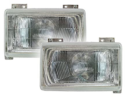 Set Hauptscheinwerfer Scheinwerfer H4 Links + Rechts Set Satz für 5936224 5936225 7543627 FIAT DUCATO Pritsche Panorama TALENTO PEUGEOT J5 1981-1994